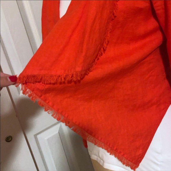 Marciano 🍭 Shayna Red Linen Sweater 2 - Picture 3 of 5